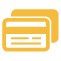 credit/debit card icon illustration