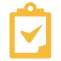 checkmark clipboard icon illustration